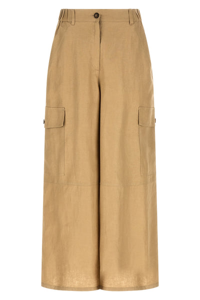 wikfinale cargo pants in linen