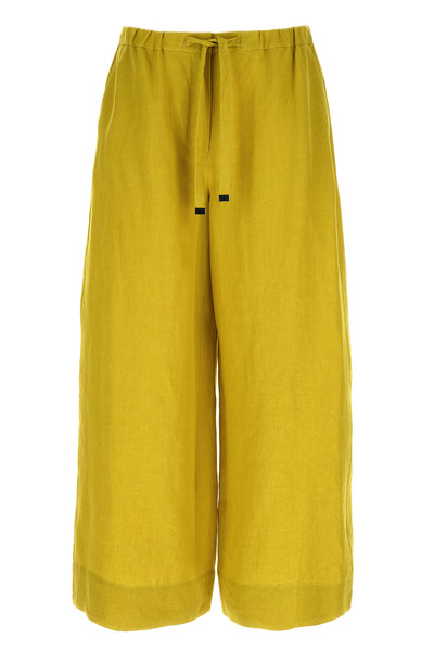 smmaurora trousers in pure linen canvas