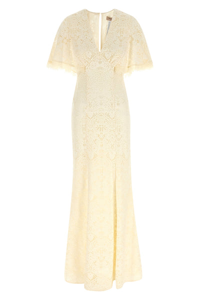 long lace dress