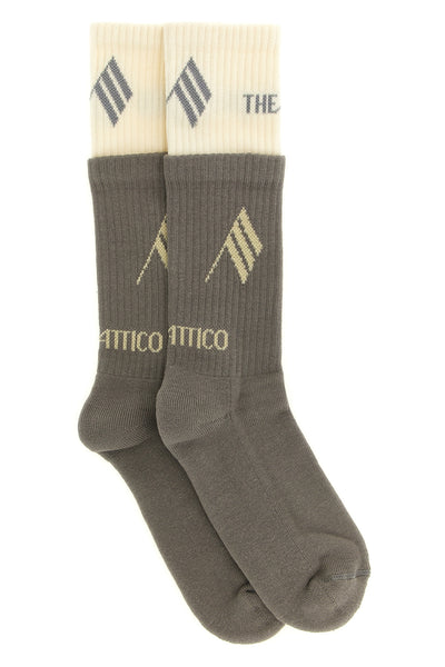 the socks the attico redefine the daily accessory through meticulous ribbed knit