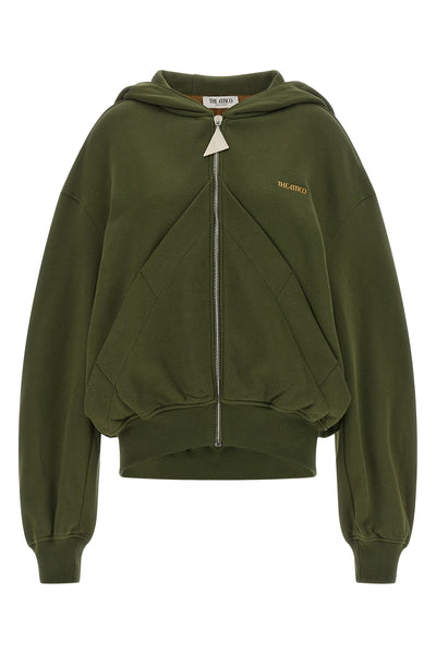 the attico hoodie redefines the codes of casual dress through a sartorial constr