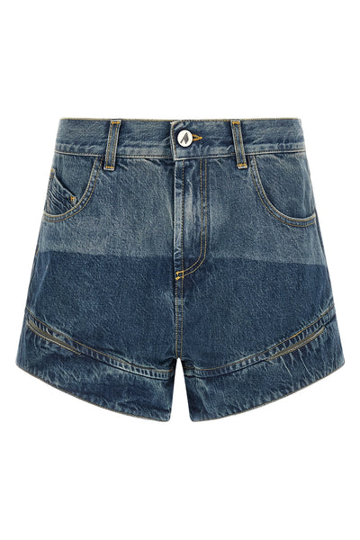 the the attico pure cotton shorts redefine the codes of the casual wardrobe thro