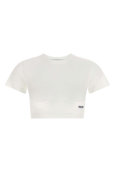 the the attico t-shirt redefines casual clothing through a precise sartorial arc