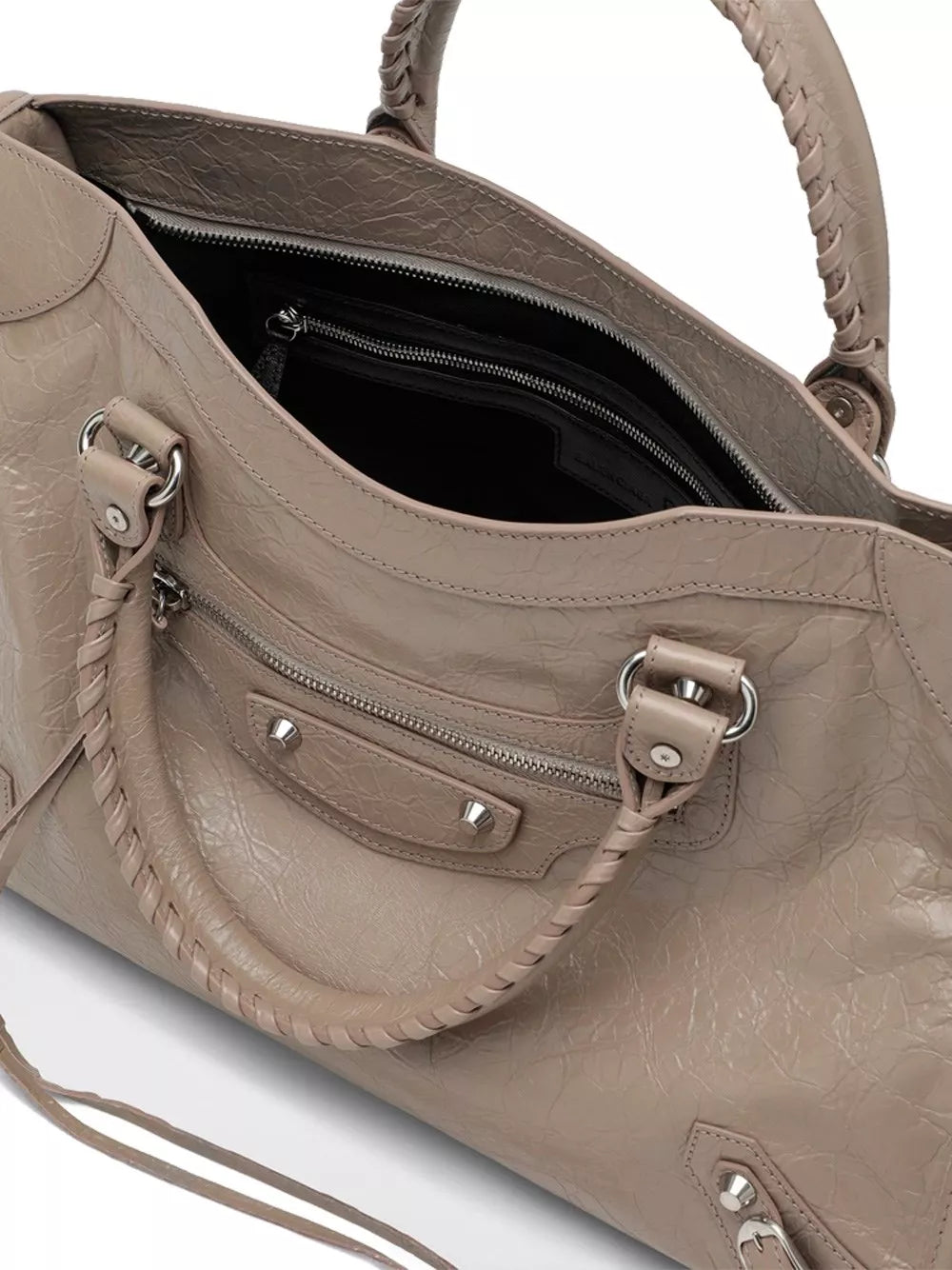 grained leather le city medium bag