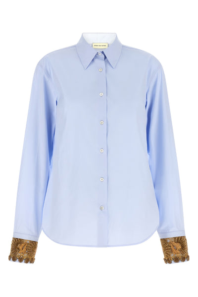 the dries van noten chloris shirt embodies a perfect sartorial dichotomy betwe