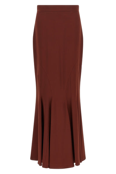 the max mara tabarin long skirt redefines evening elegance through a mermaid s