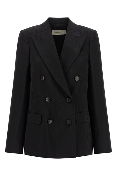 the dries van noten barrysta double-breasted blazer redefines the codes of con