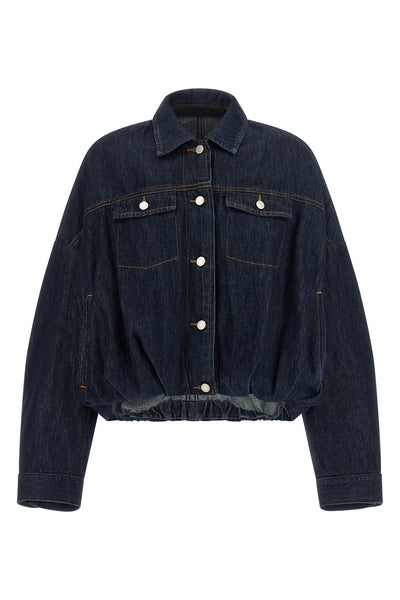 dries van noten vesto denim jacket redefines casual outerwear through a sculpt