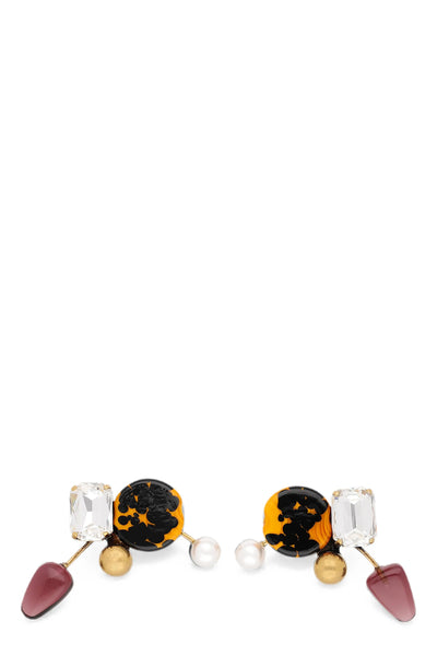 dries van noten lobe earrings feature a complex cluster structure