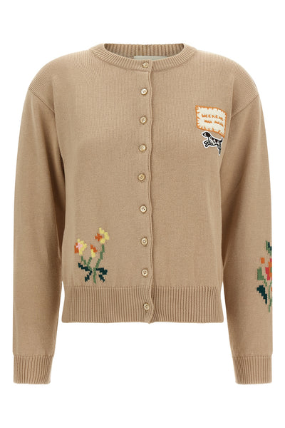 the weekend max mara teapot cardigan redefines everyday knitwear through a cleve