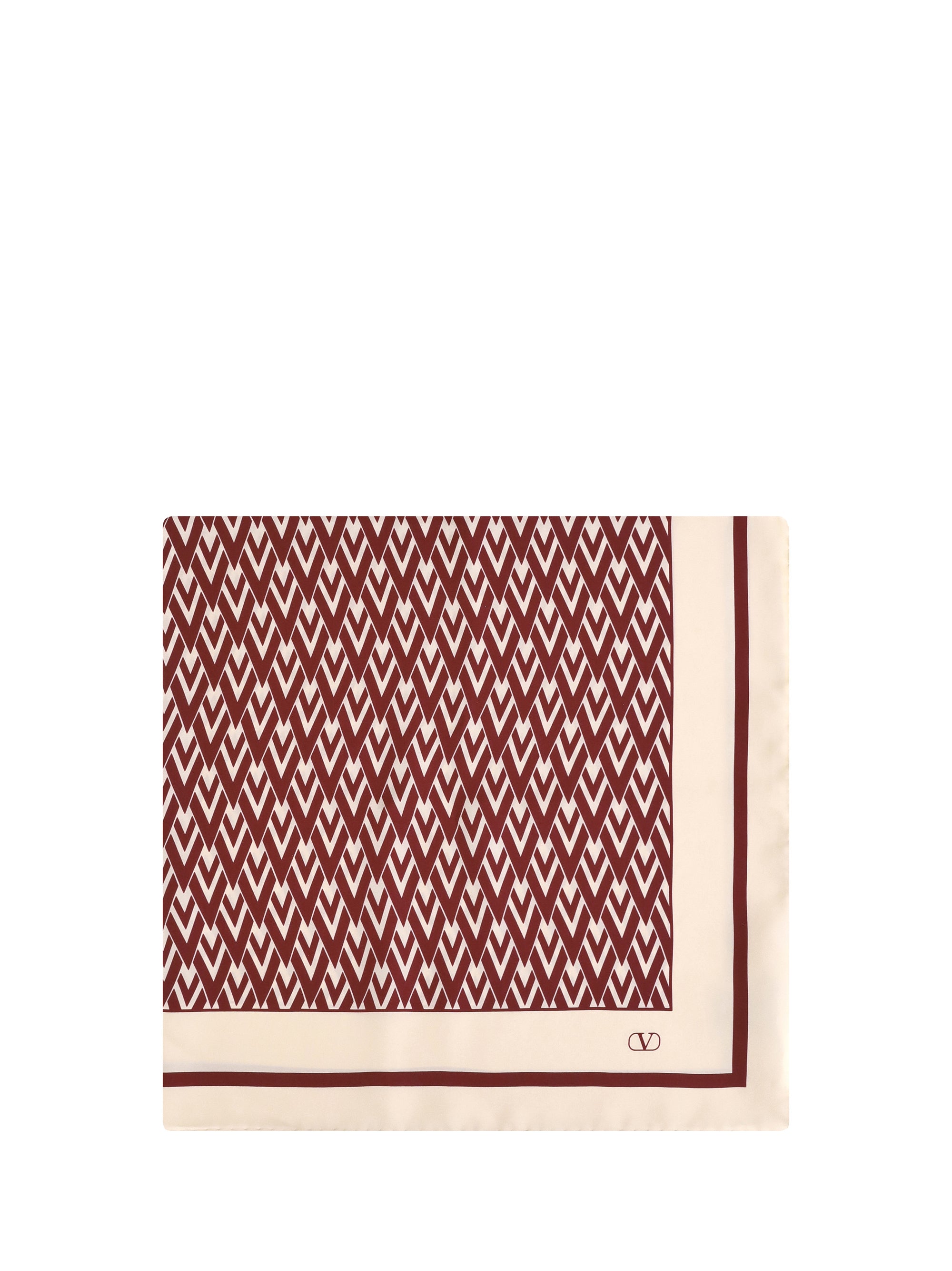 VALENTINO GARAVANI OS toute la v silk scarf