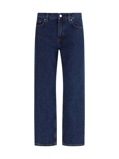 low straight denim