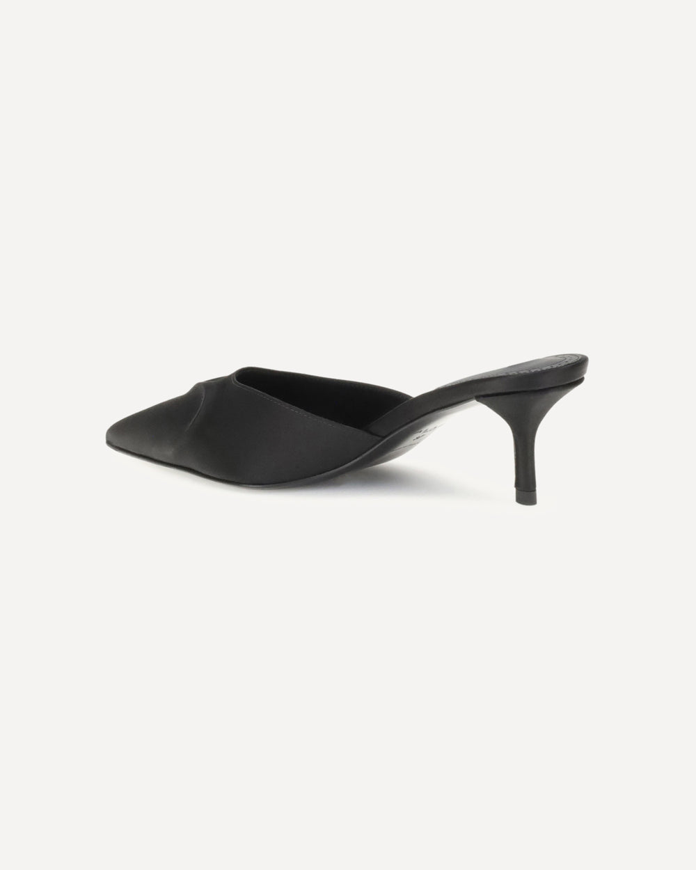 le coeur 3d satin mules