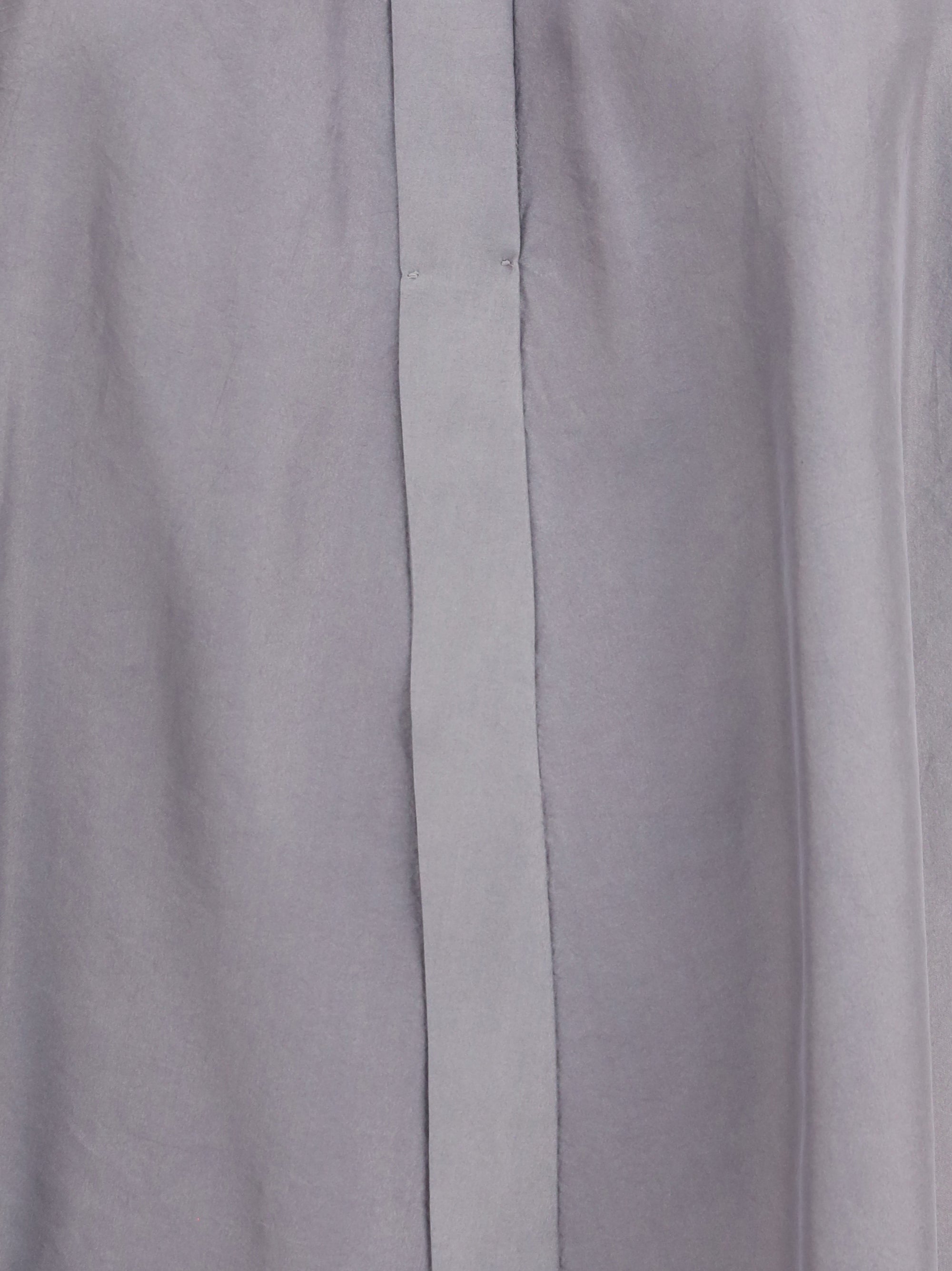 FORTE_FORTE I crater-collar shirt in habotai silk