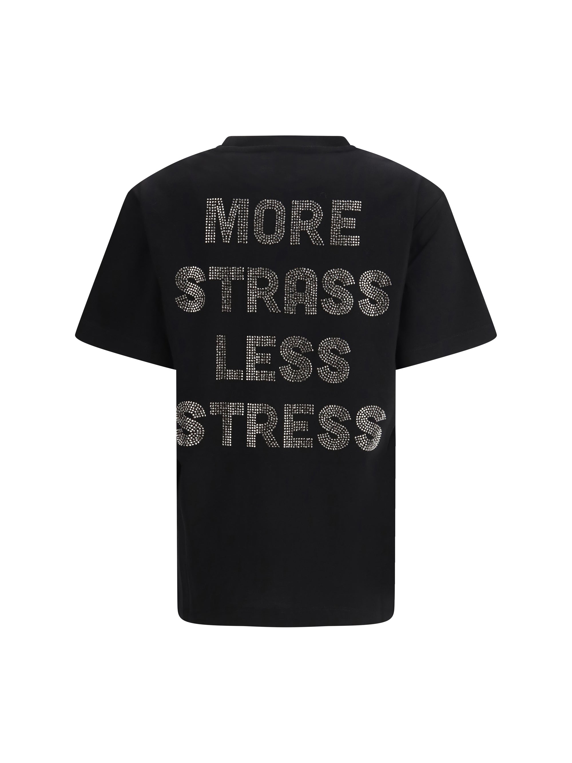 PINKO L rhinestone t-shirt