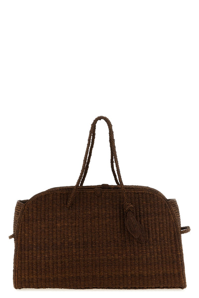 le grand turismo raphia bowling style raffia braided raffia shopping bag