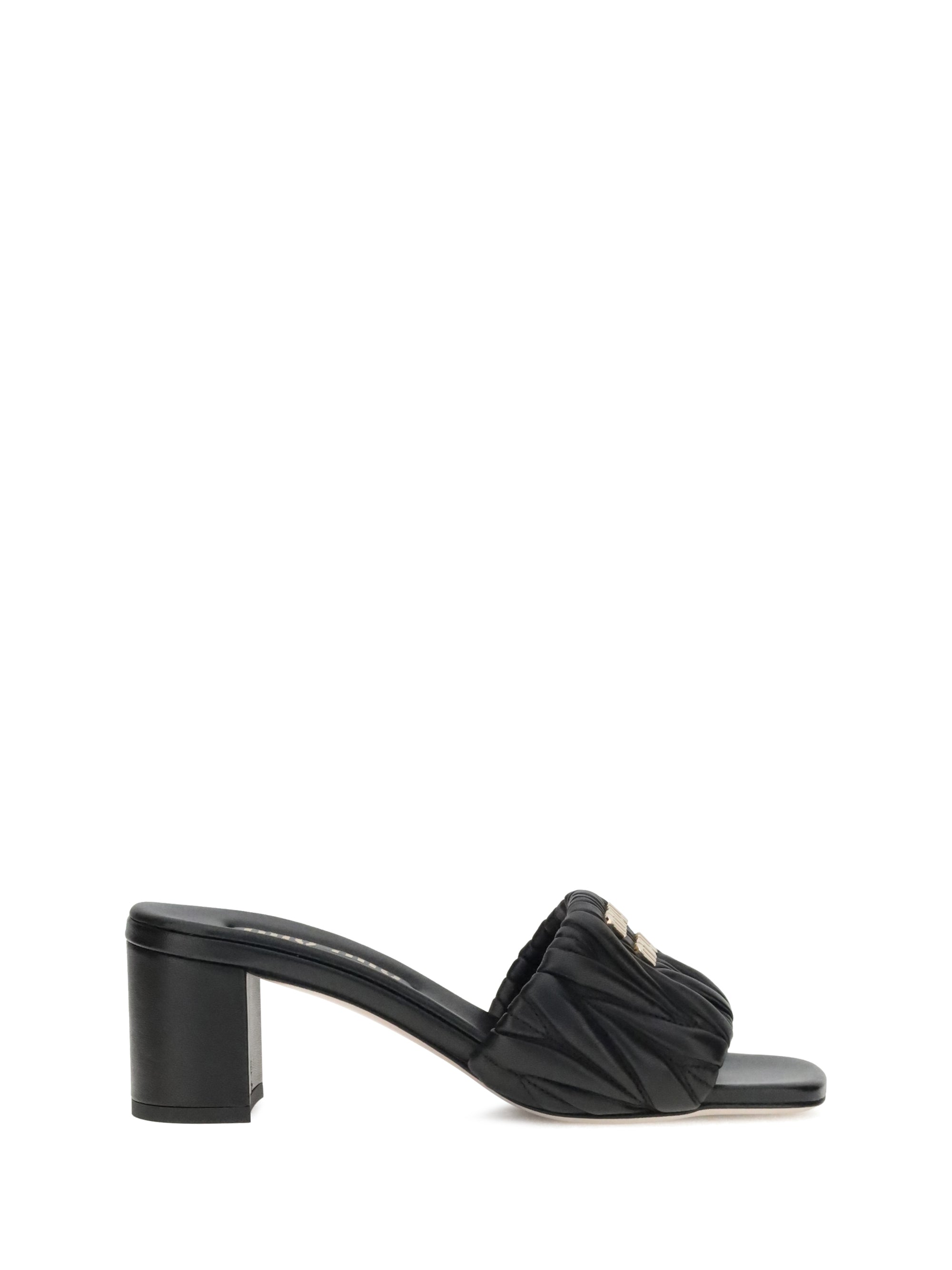 MIU MIU 36.5 logoed sandals