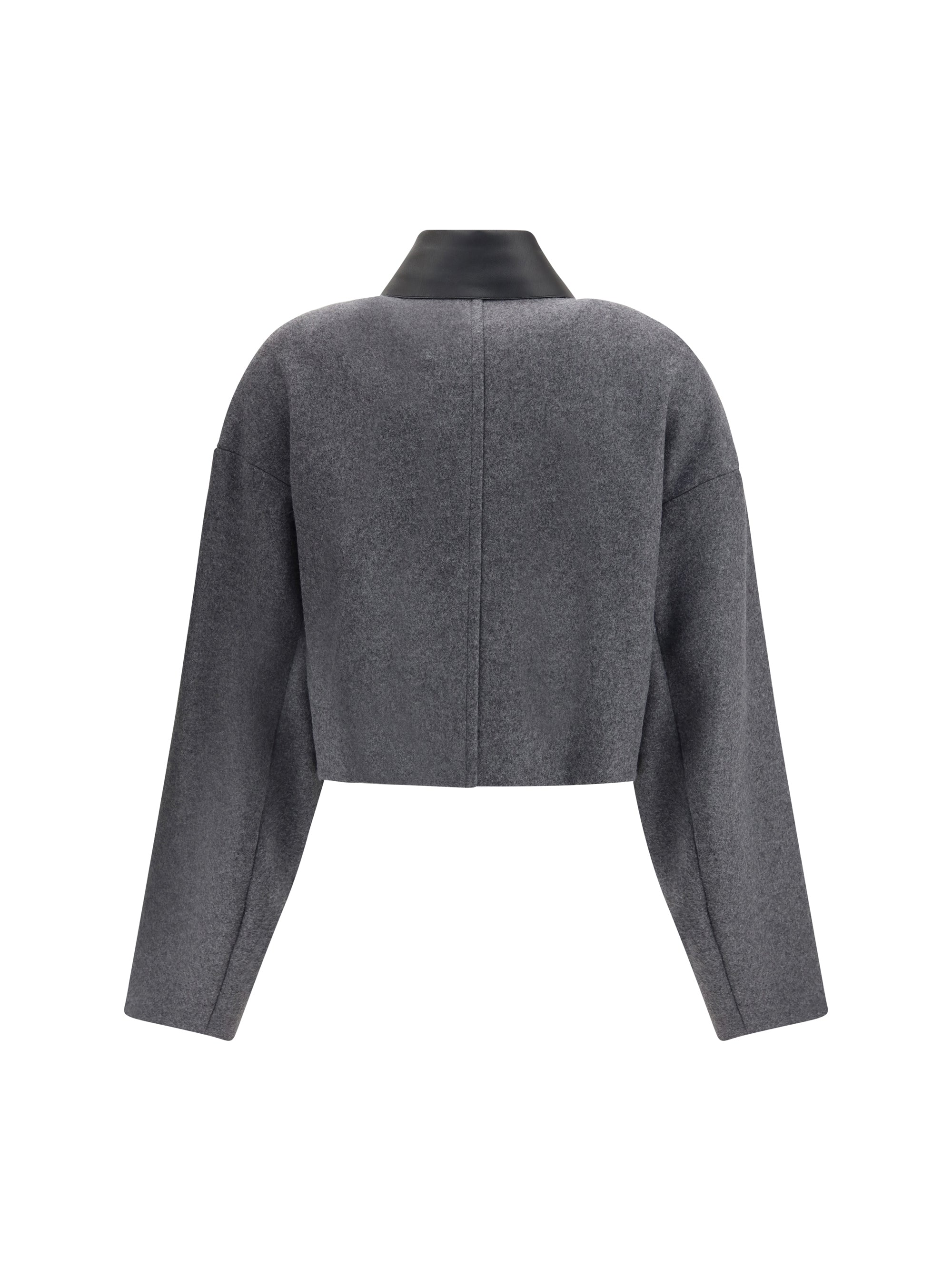 MAX MARA SPORTMAX 40 cropped vacuo jacket in virgin wool