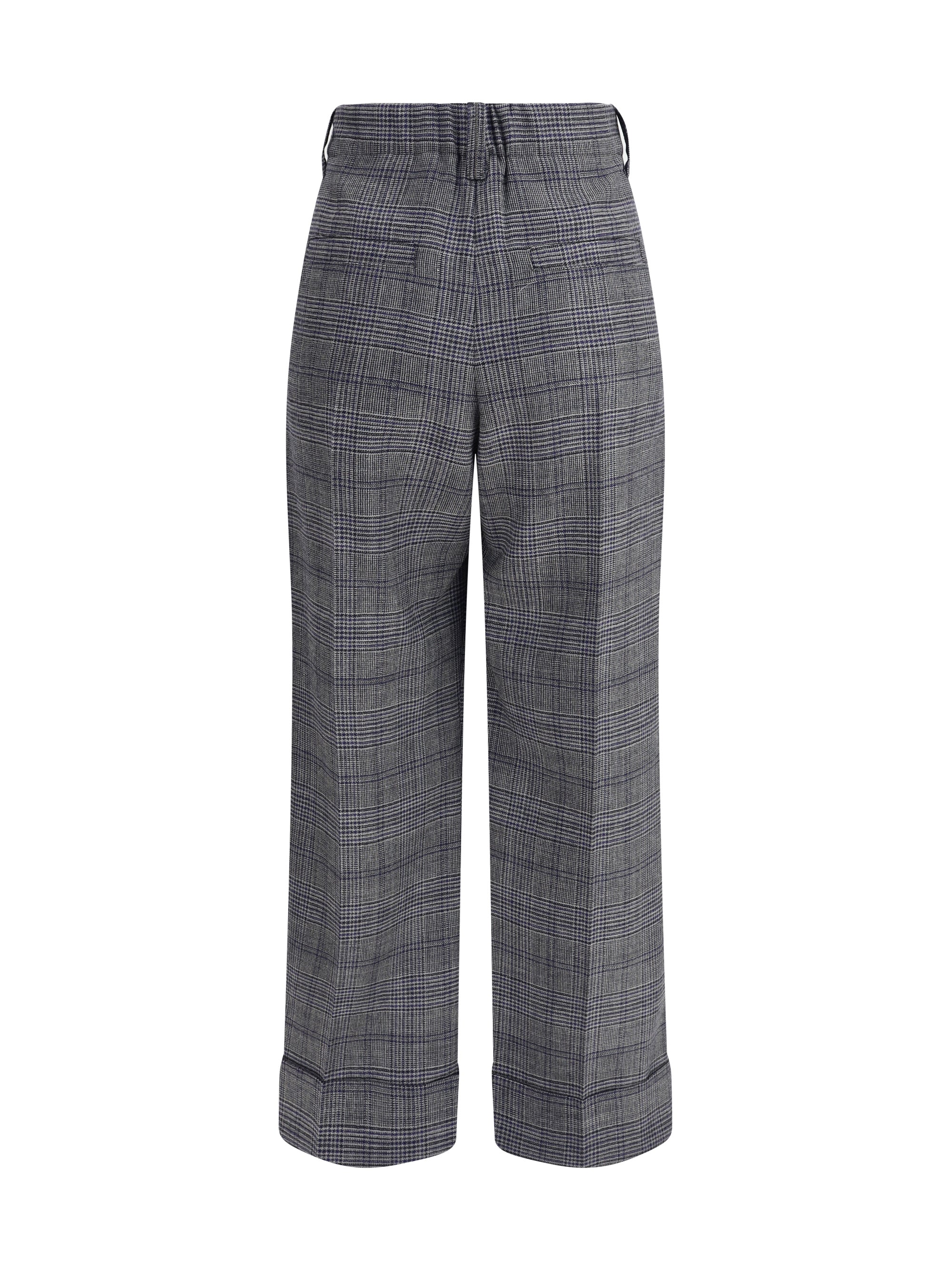 BRUNELLO CUCINELLI 38 prince of wales patterned pants