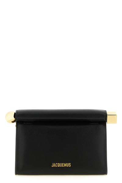 the jacquemus rond carré pchette redefines the codes of leather goods through a