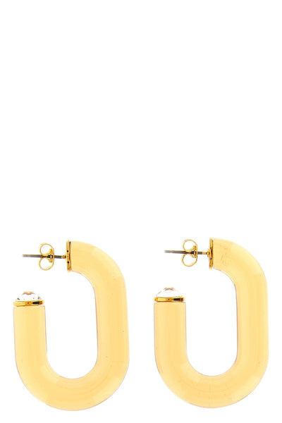 the rabanne bo resine earrings redefine contemporary elegance through a bold pla