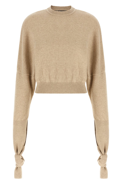 the jacquemus fiocco sweater redefines the codes of contemporary knitwear thro