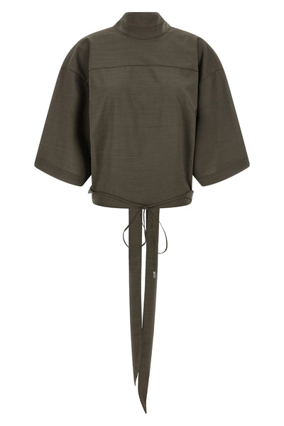 the jacquemus la blouse havana blouse redefines sartorial volumes through a fl