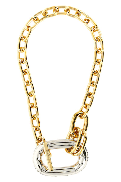 xl link chain necklace in metal and aluminum