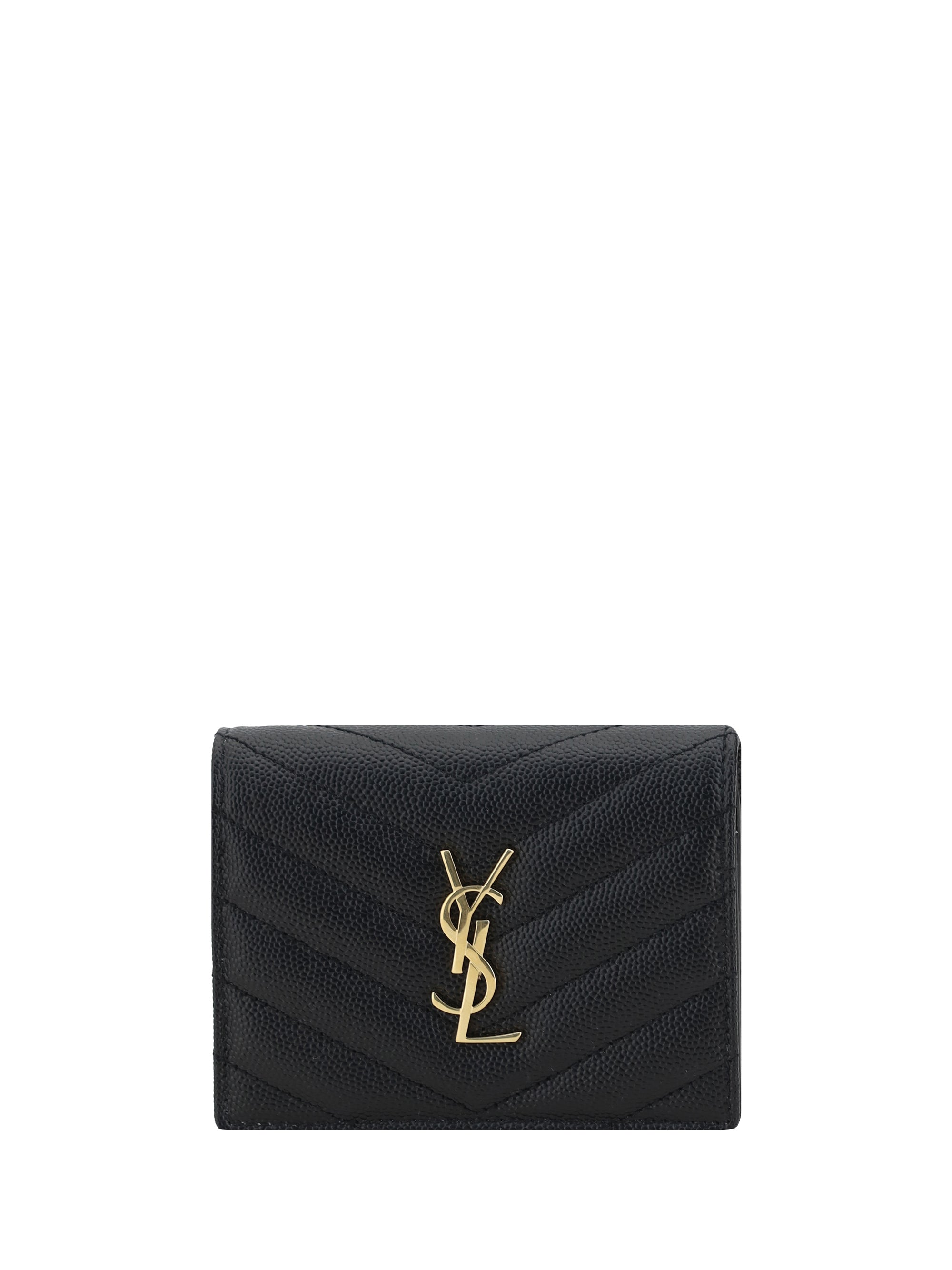 SAINT LAURENT OS cassandre matelassé card holder
