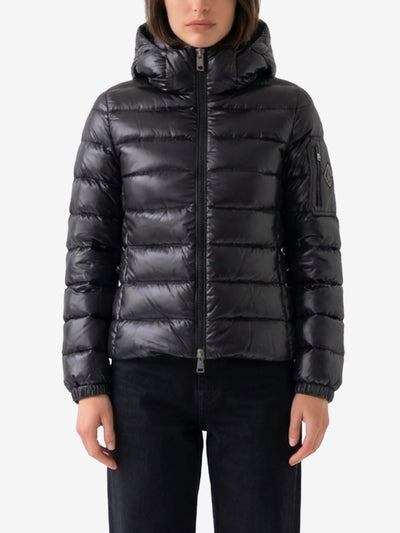 black short down jacket