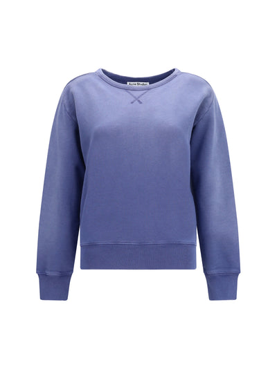 washed logo sweatshirt