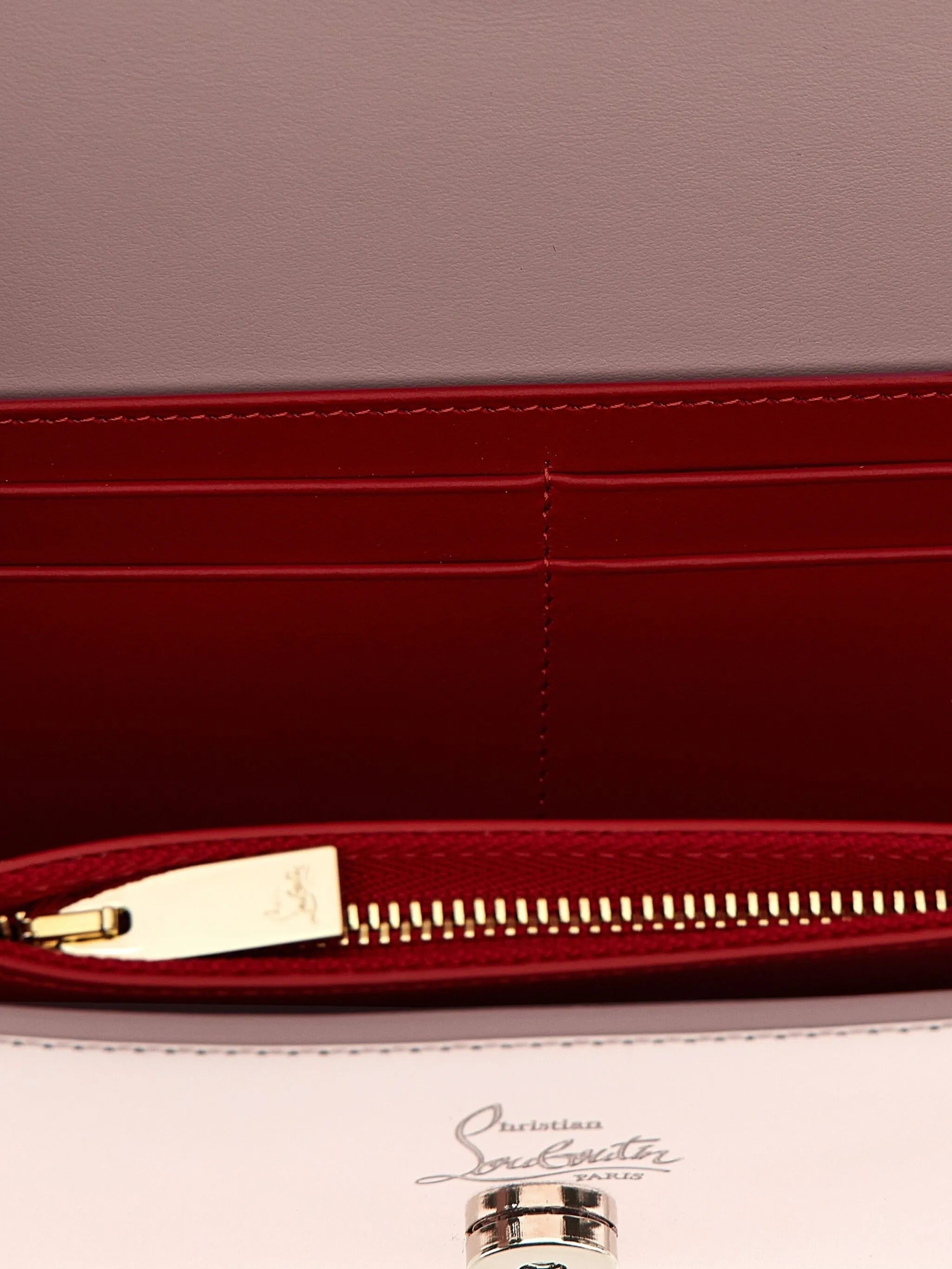 Christian Louboutin Paloma Loubinthesky Leather Wallet on Chain