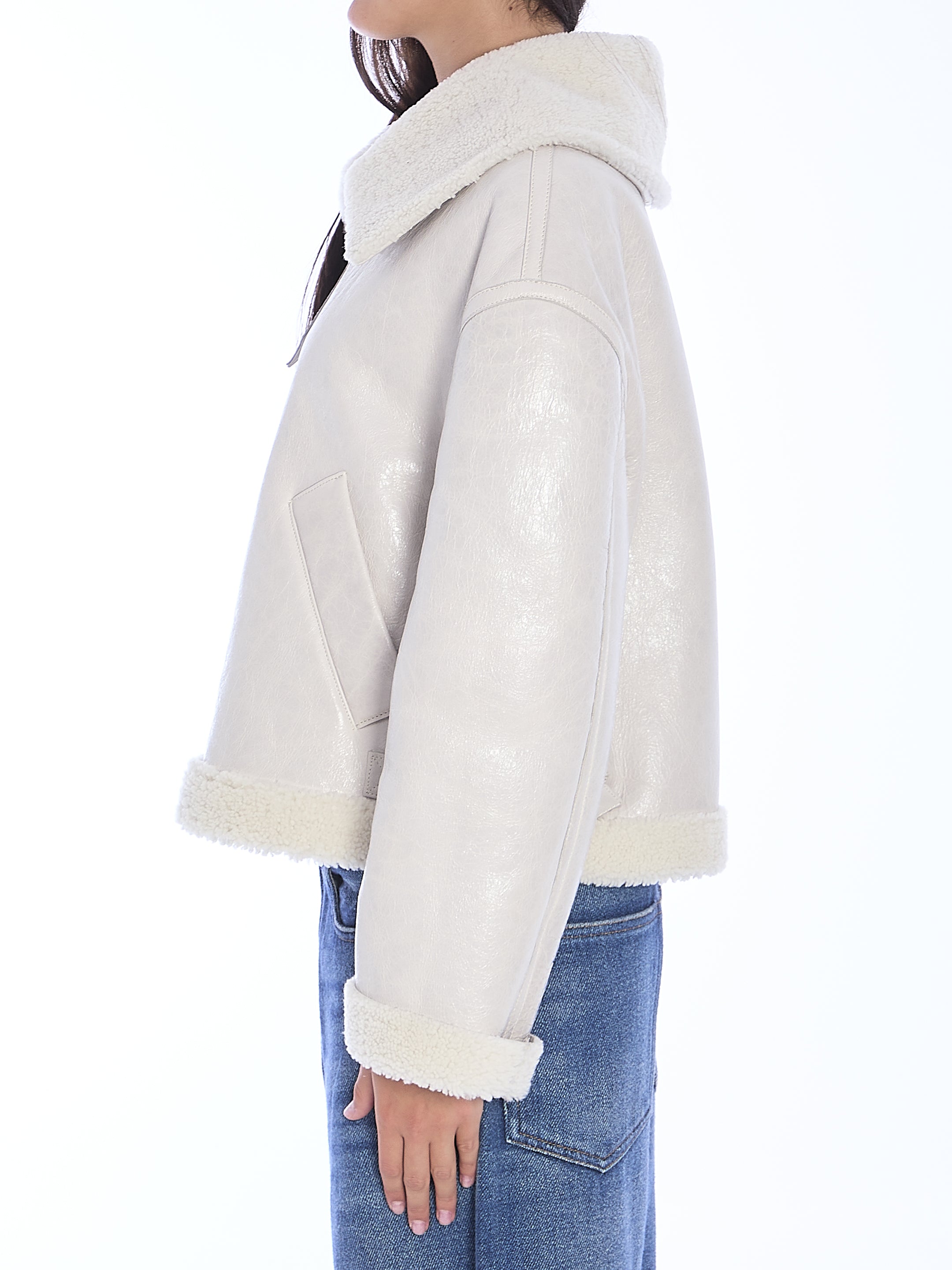 SALVATORE SANTORO 40 shearling jacket