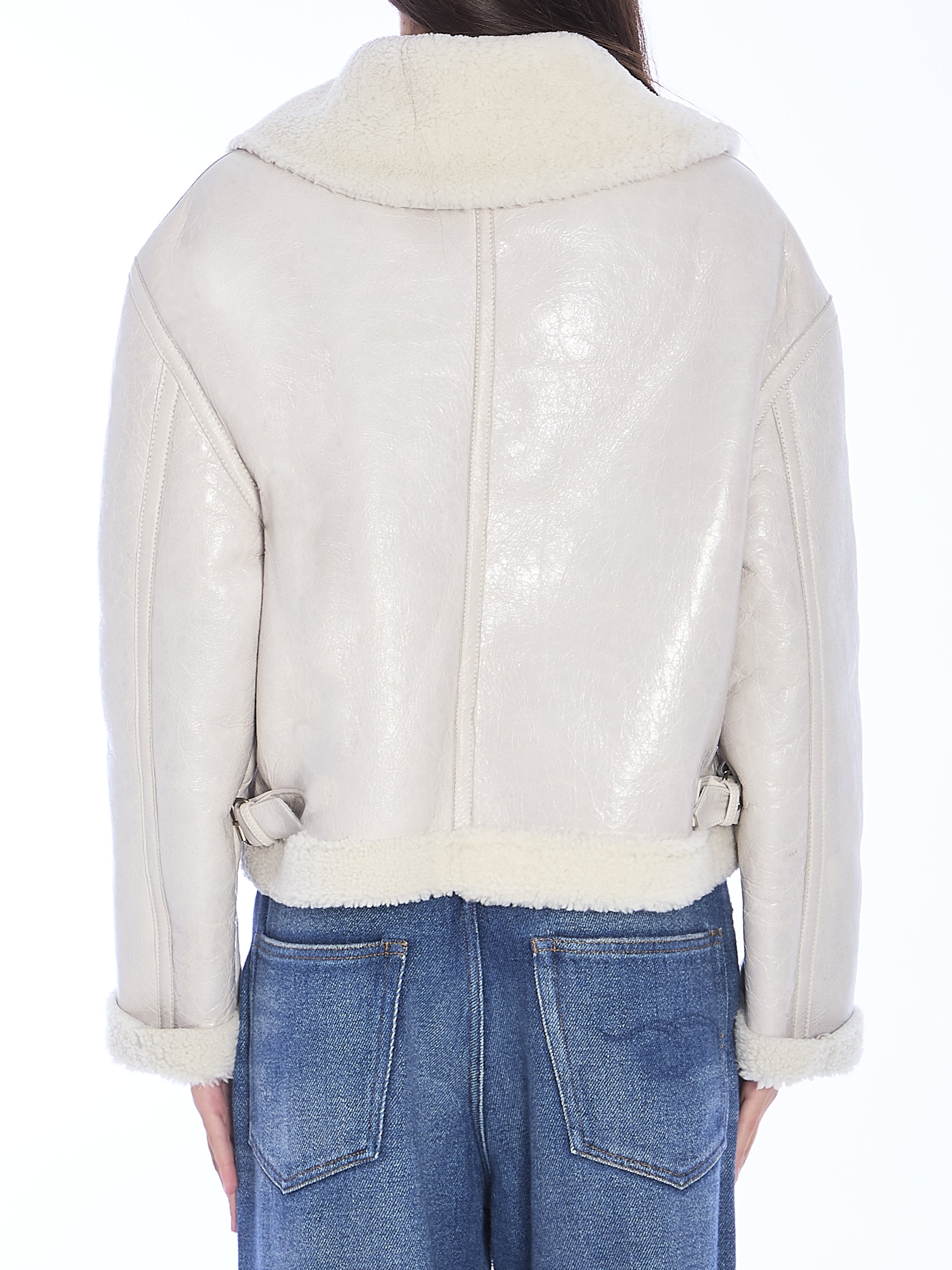 SALVATORE SANTORO 40 shearling jacket