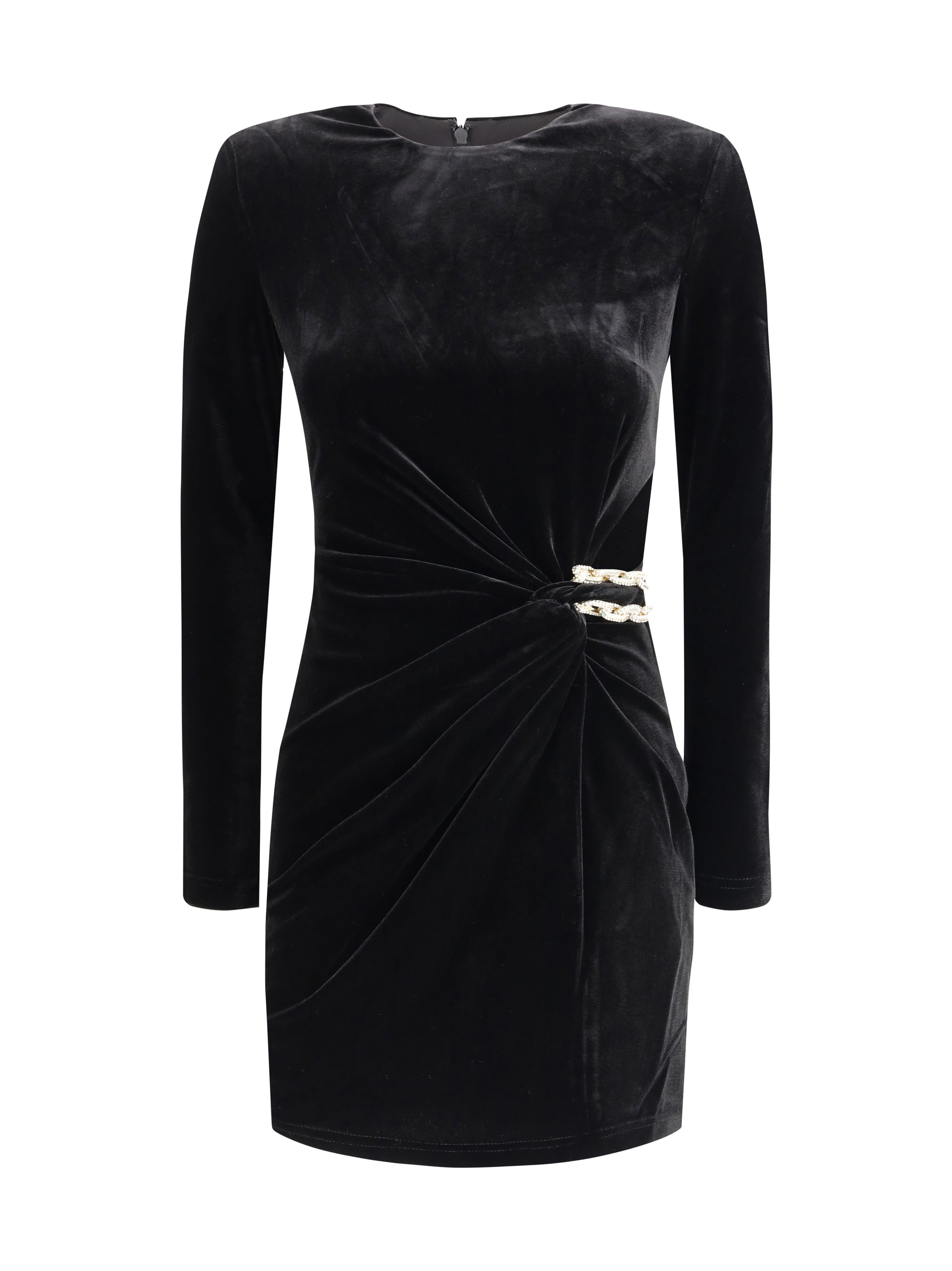 SELF-PORTRAIT 8 short velvet dress