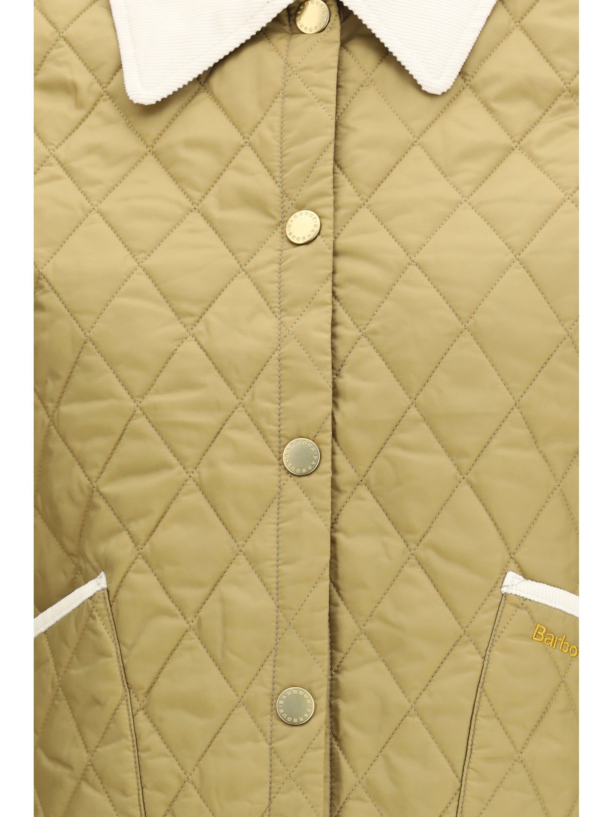 BARBOUR 8 liddesdale cropped icons quilted jacket