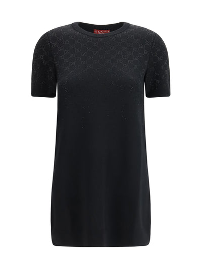 wool-blend mini dress