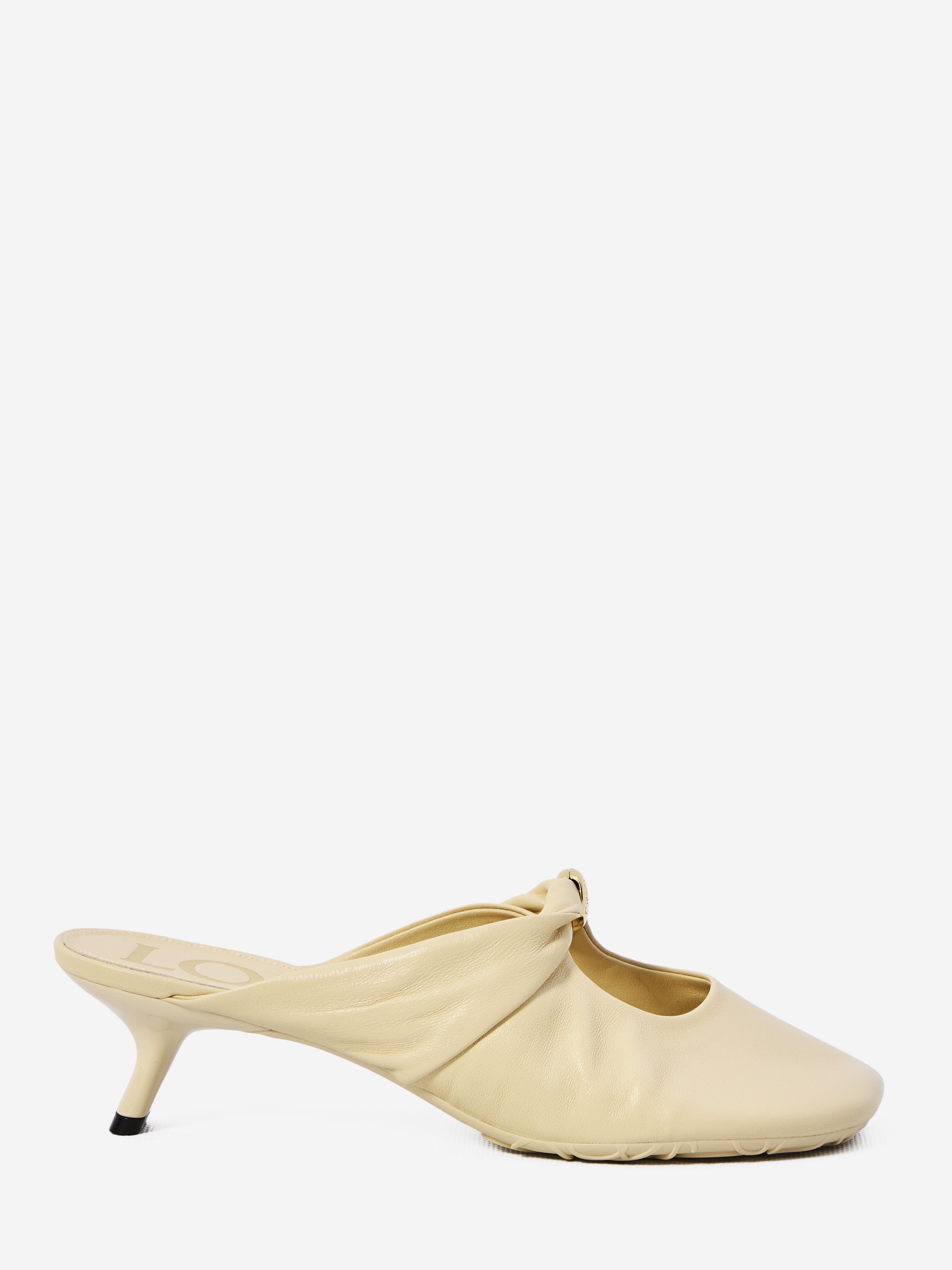 LOEWE 36 pebble mules in nappa leather