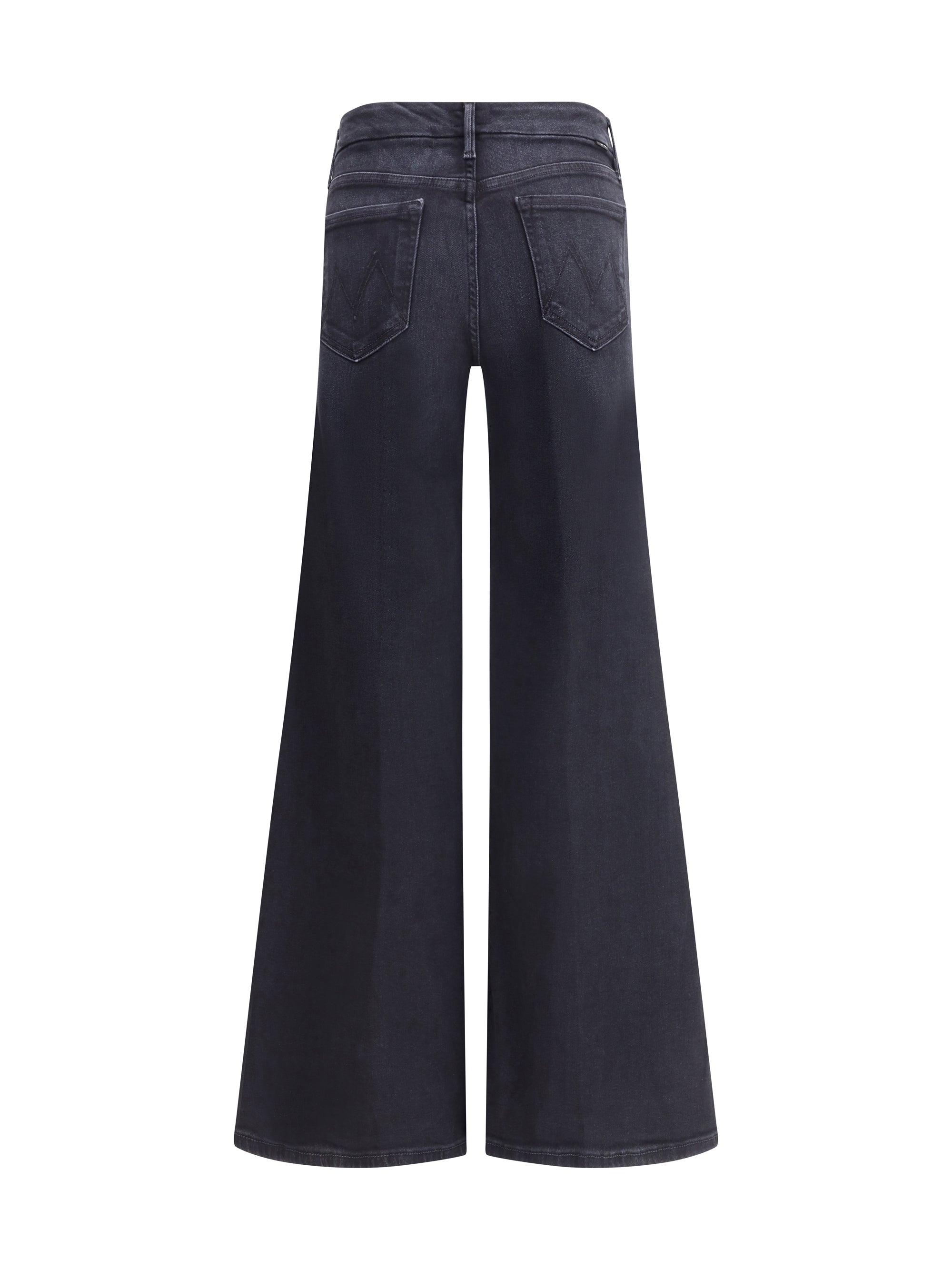 MOTHER DENIM 24 wide leg stretch cotton jeans