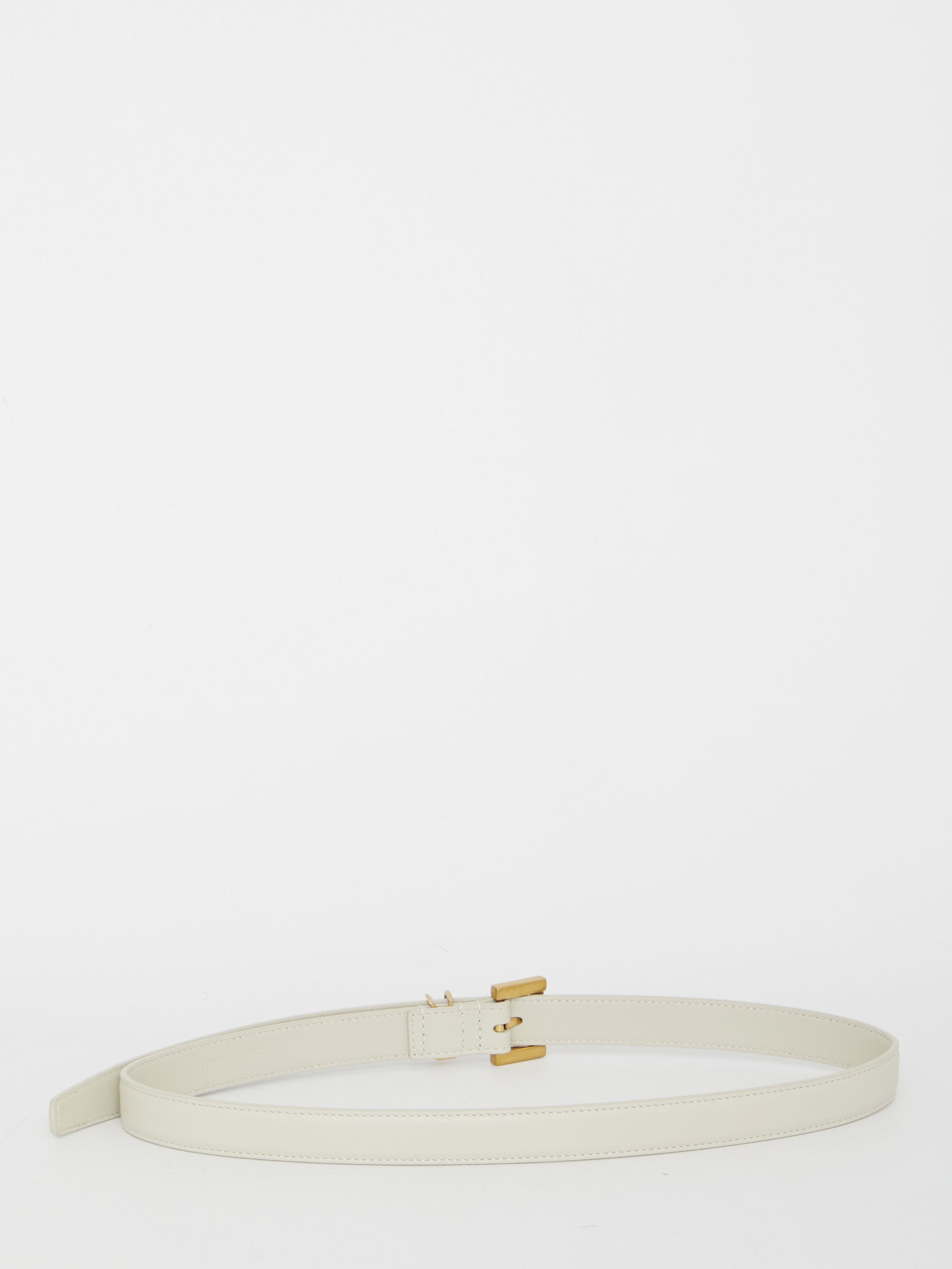 SAINT LAURENT 75 monogram belt