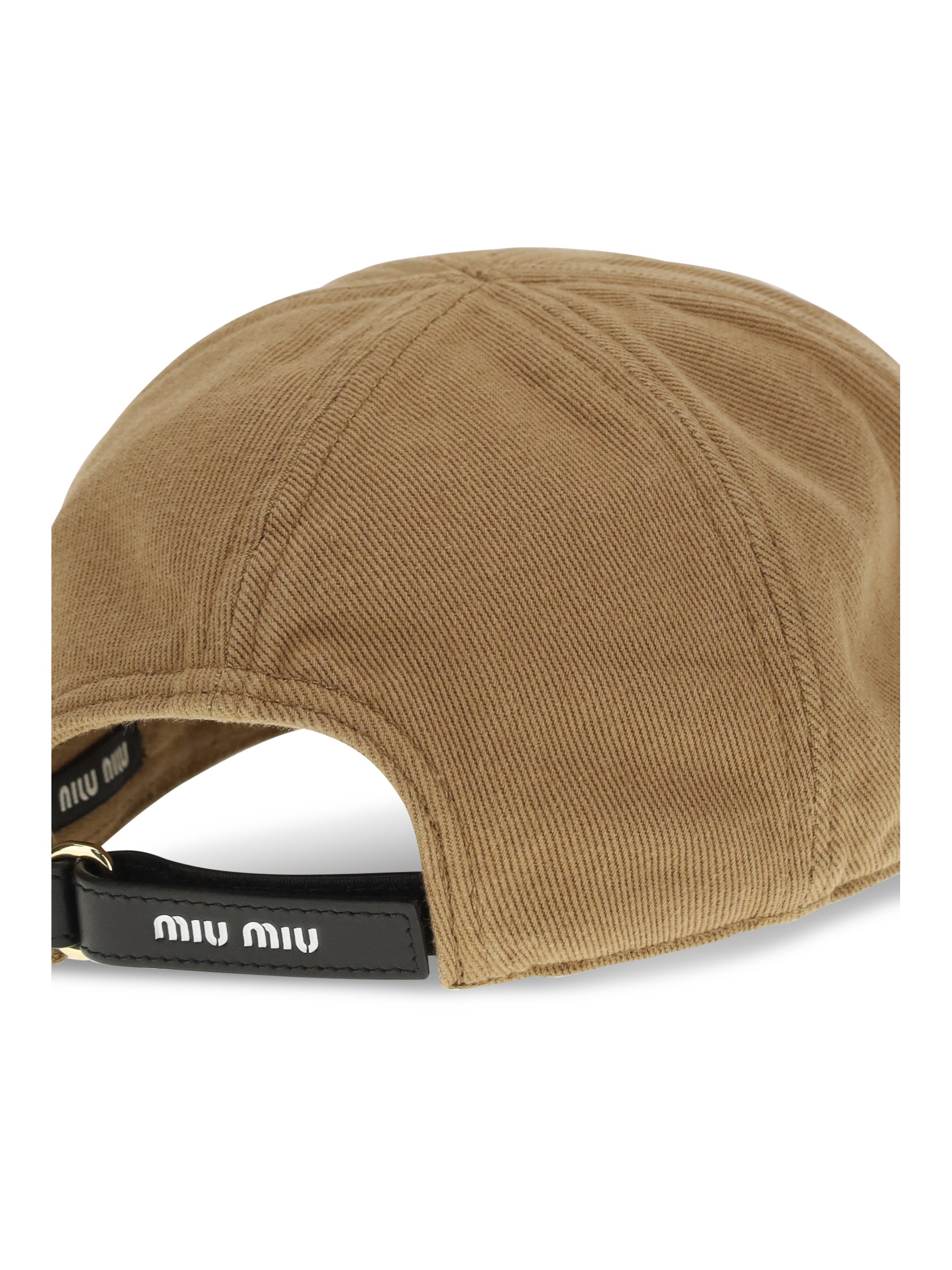MIU MIU M cotton baseball cap