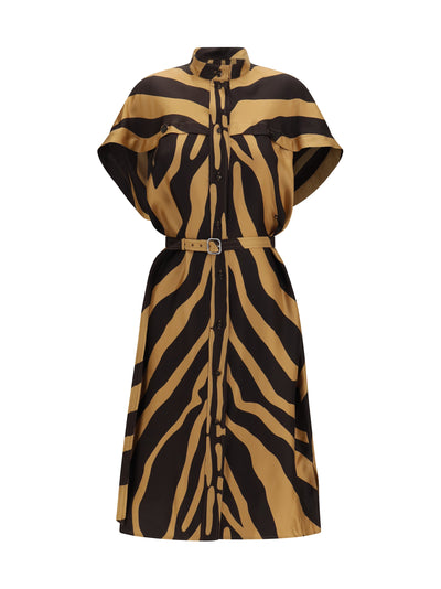 twill shirt dress