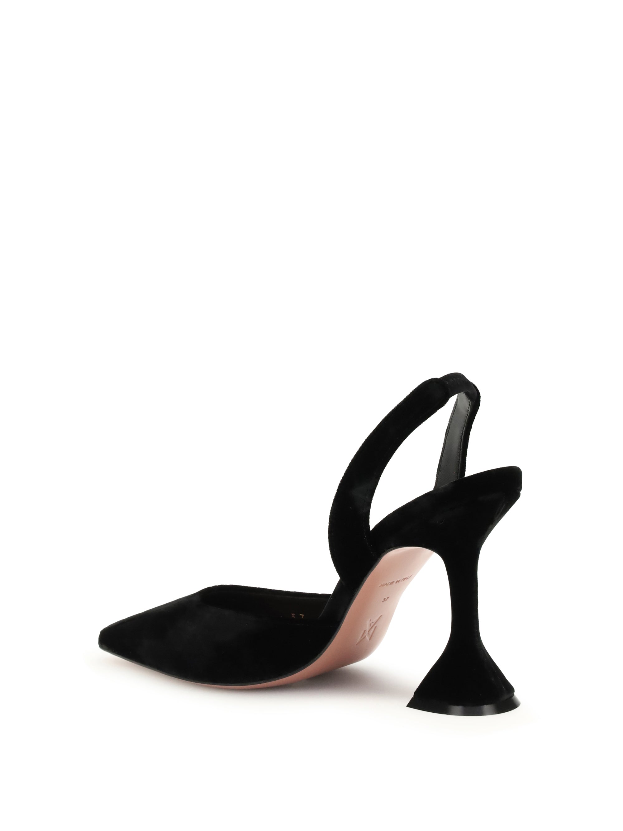 AMINA MUADDI 36 velvet slingback pumps