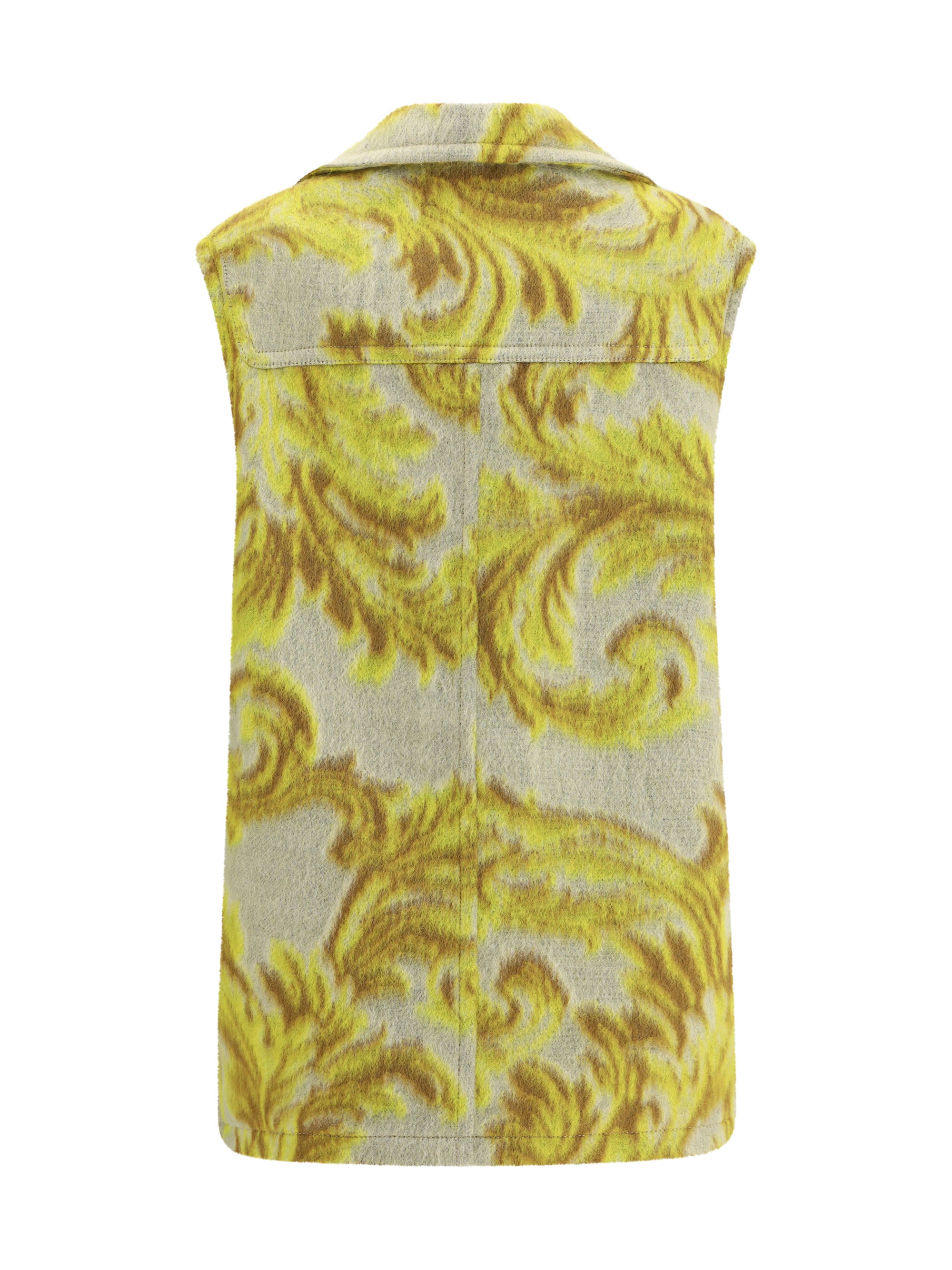 ETRO 40 jacquard wool-blend vest