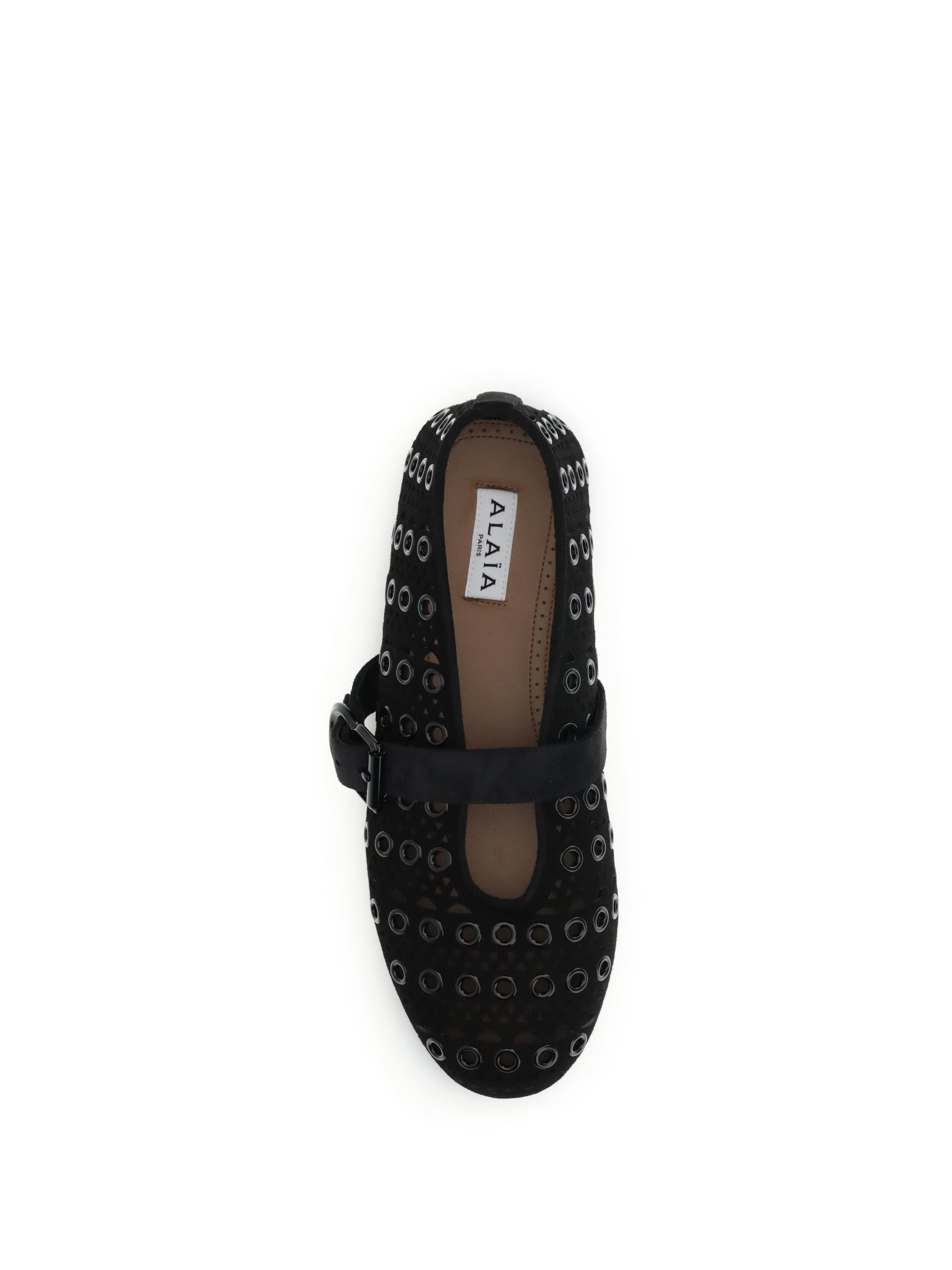 ALAIA 36 vienne ballerinas with eyelets