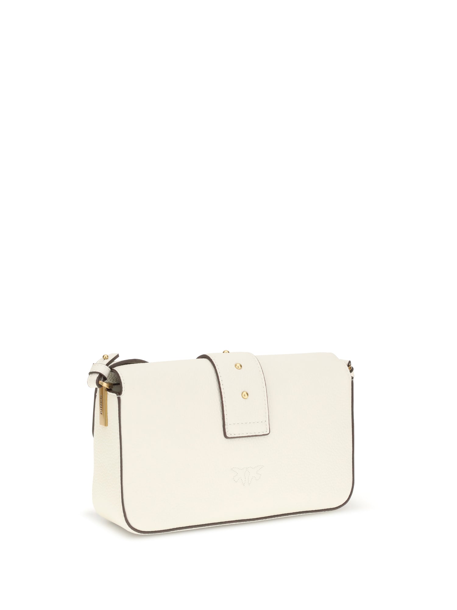 PINKO OS love leather shoulder bag