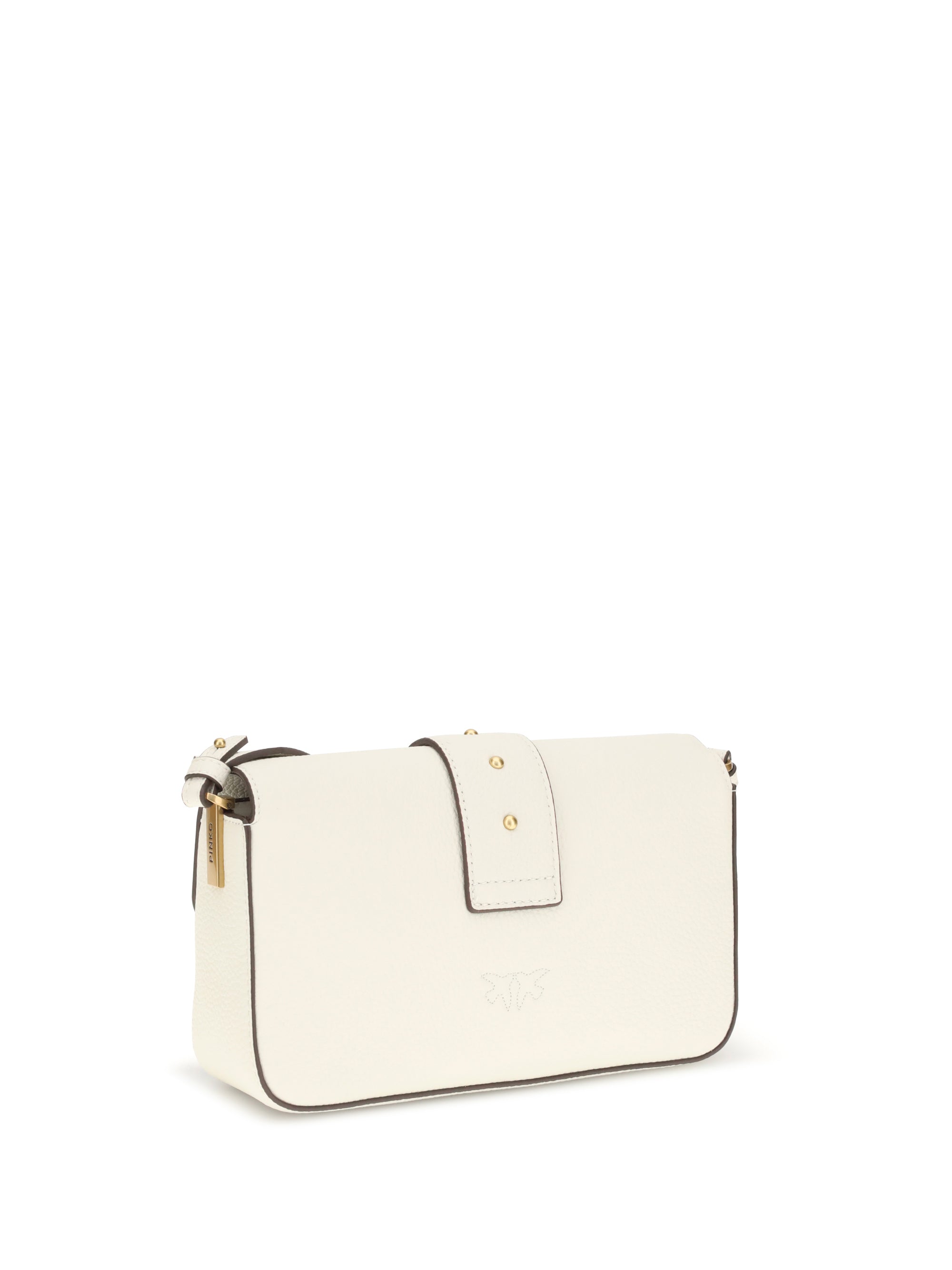 PINKO OS love leather shoulder bag