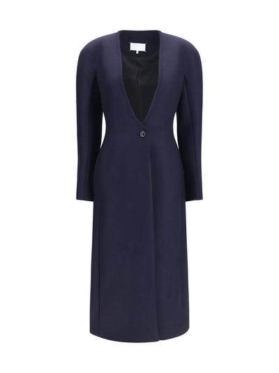long virgin wool coat