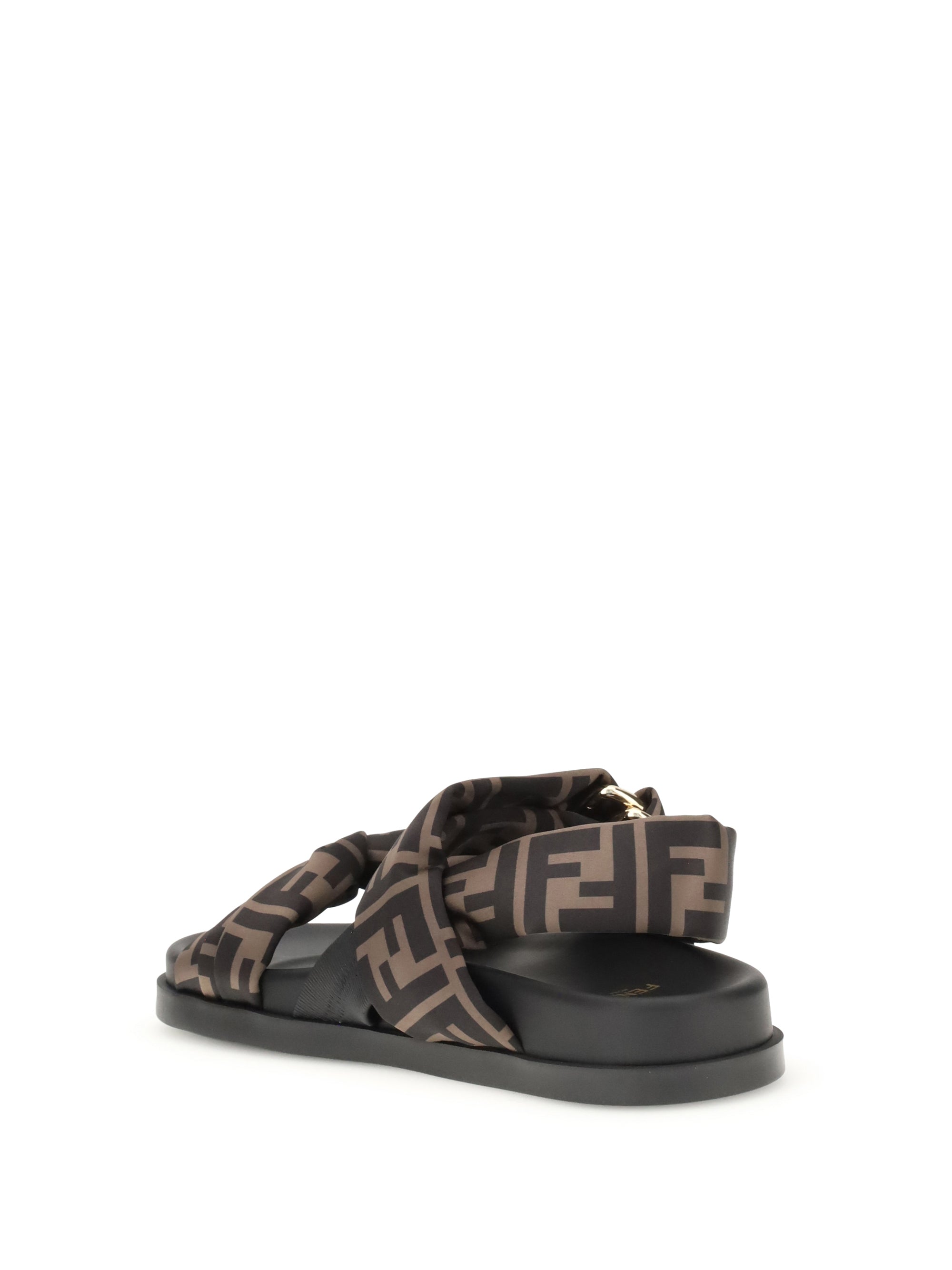 ff satin sandals