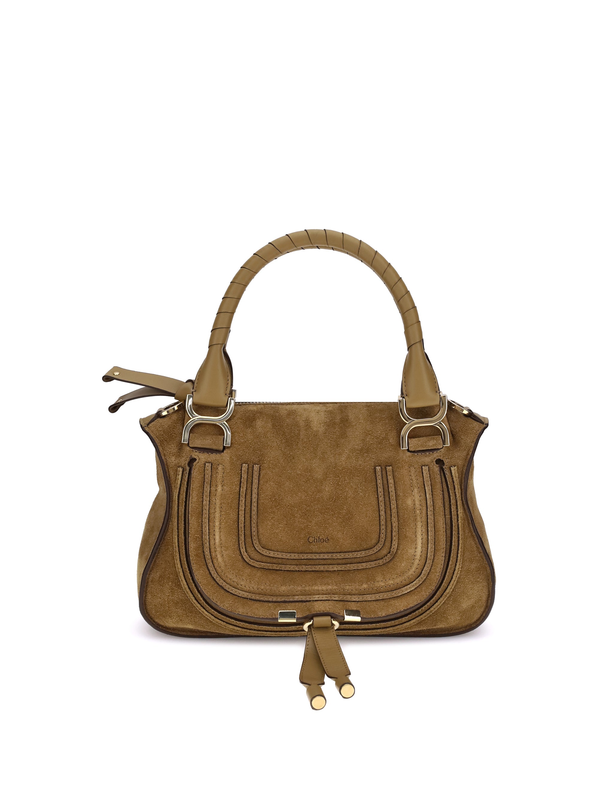 CHLOÉ OS small suede shoulder bag